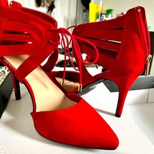 Beautiful Red - 11W Red Heels. Never been worn outside.